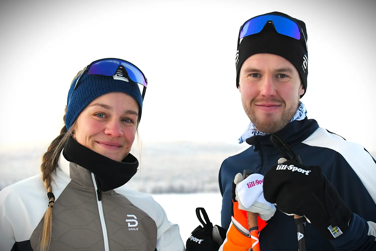 Isac Holmström och Julia Häger, Fotograf YLE